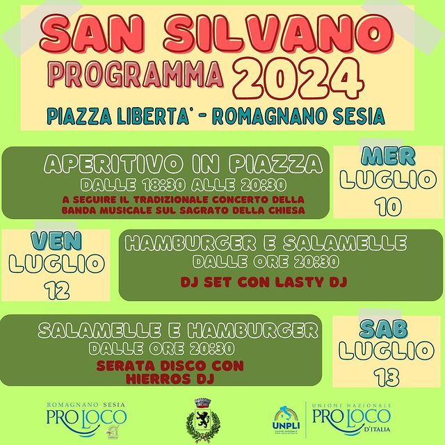 San Silvano 2024: Panini, Musica e Dj Set - 